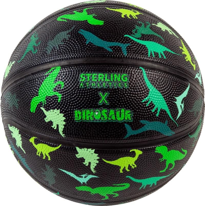 Sterling Athletics Dinosaur Camo Superior Grip Indoor/Outdoor Basketball - Intermediate Size 6 (28.5")