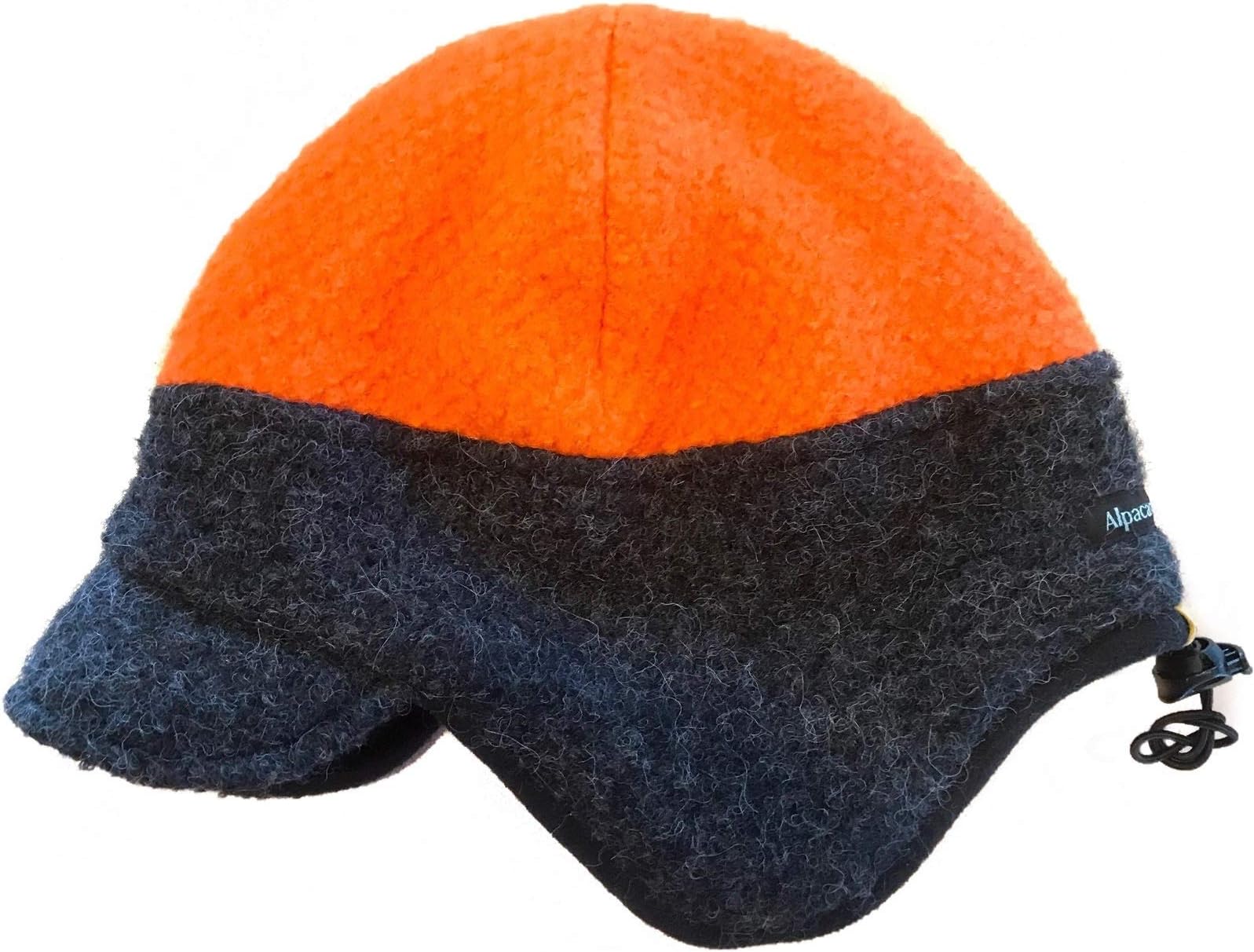 Alpaca Hunting Hat – Windproof Fleece-Lined Winter Hat with Neck Cape & Brim | Unisex Cold Weather Gear for Hunting & Fishing