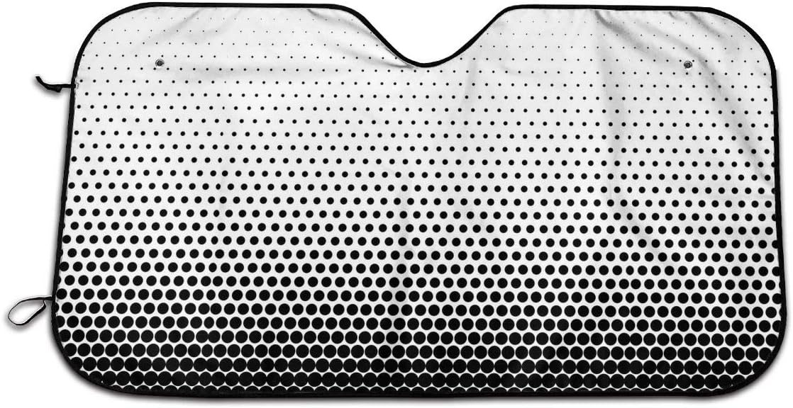ABIsedrin Halftone Polka Dots Doted Car W Tulsa Mall Free Shipping Cheap Bargain Gift Foldable Front Bubbles