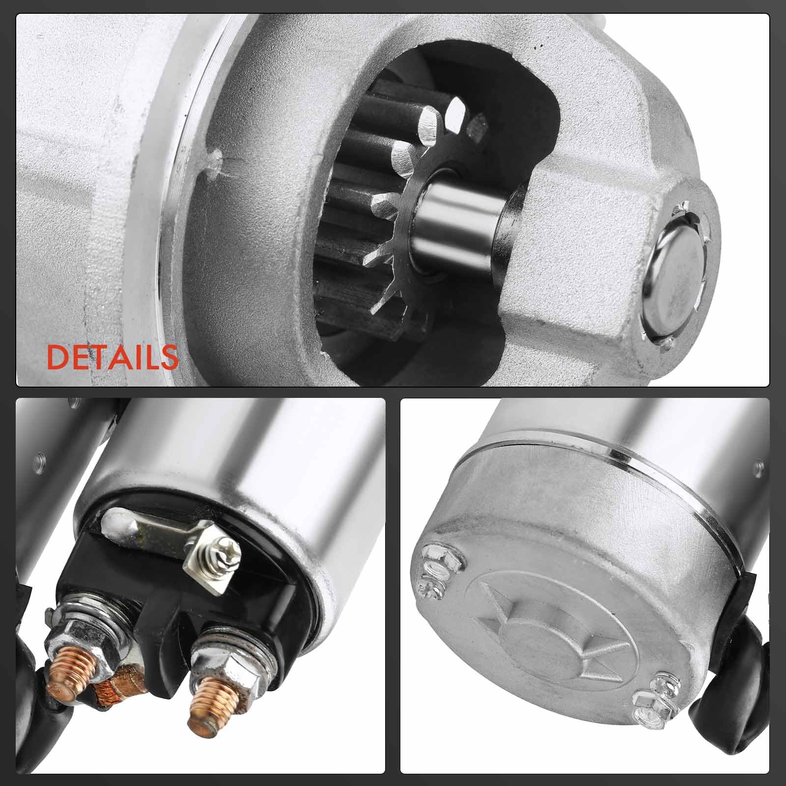 Frankberg Motor de arranque para automóvil Diesel 1,4 KW/12 V/13 dientes Compatible con Corsa C Furgoneta/Compacto X01 Astra H Caravan A04 Replace# 8971891181