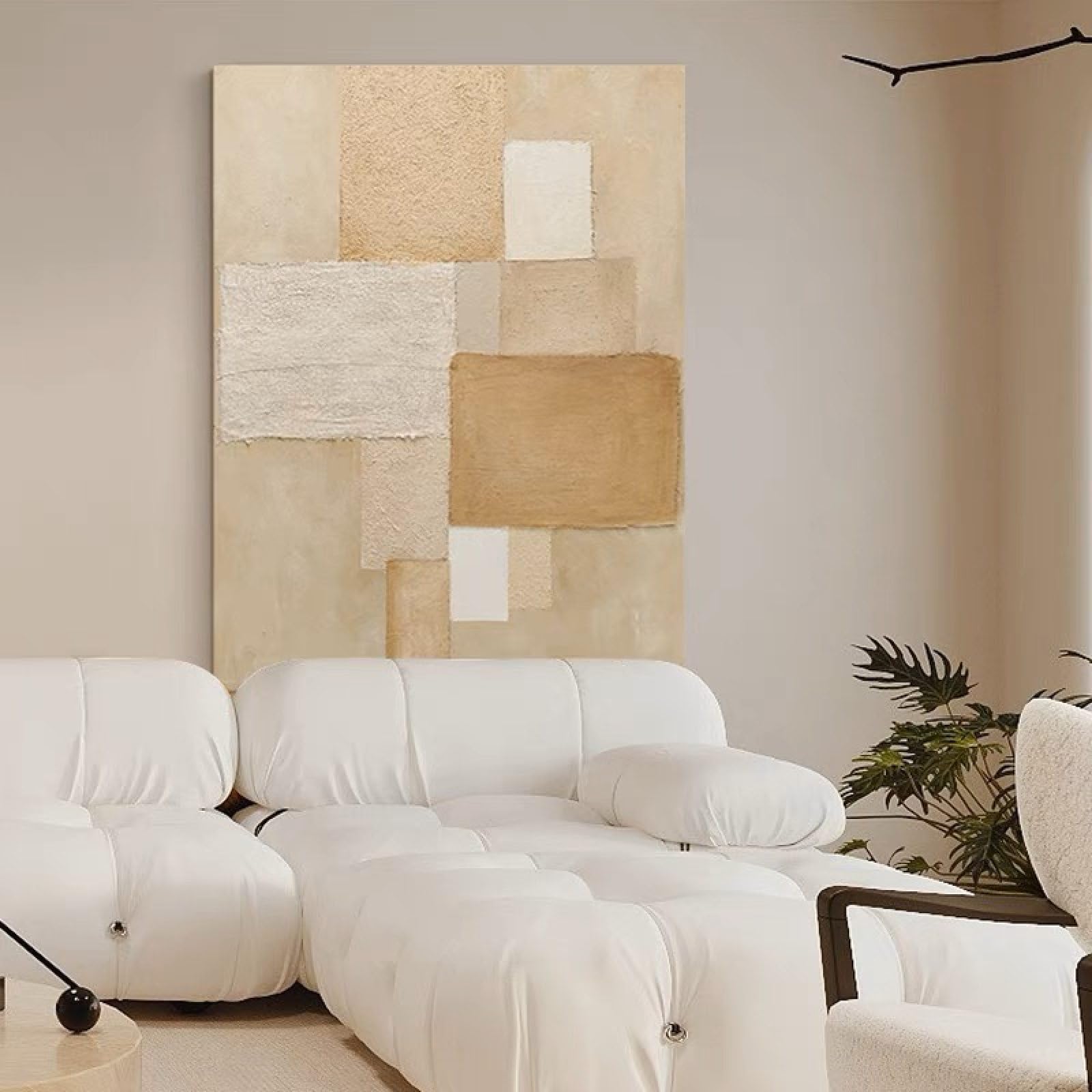 Peinture à l'huile texture crème solution pour habiller vos grands murs
