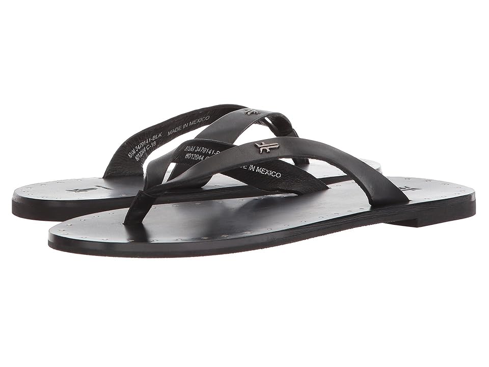 

Frye Ally Logo Flip-Flop (Black) Women's Sandals
