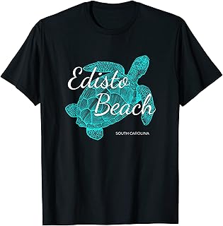 Edisto Beach South Carolina Vacation With A Turtle Graphic T-Shirt