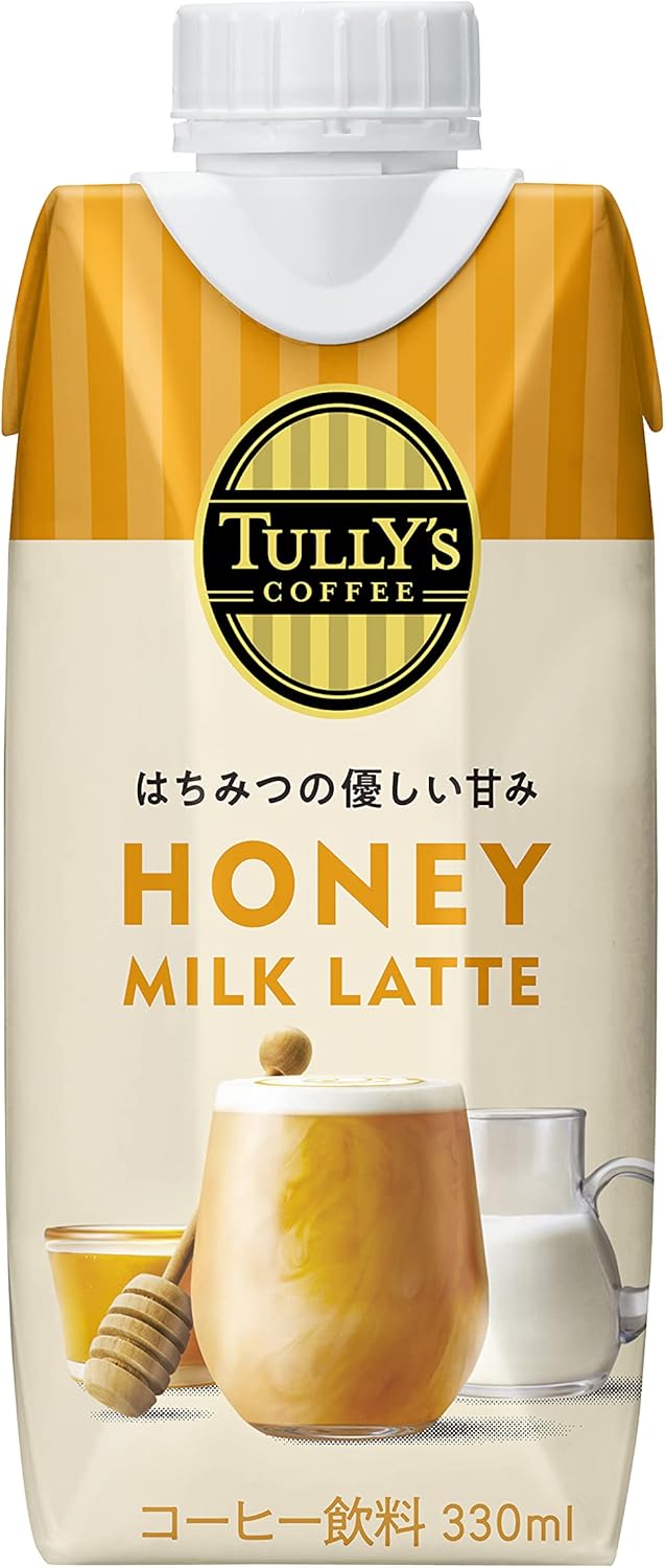 輸入 伊藤園 タリーズコーヒー ハニーミルクラテ 330ml 紙パック