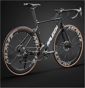 Road Bike, Road Cycle, Bicycle, Aero Bike, Drop Handle, Aluminum Frame, Dual Control Lever, 700C x 28C, Suitable for Heights 5 ft 5.0 inches 165 cm and above