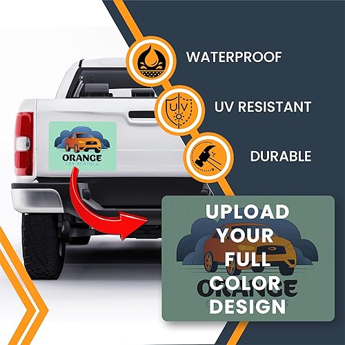 Miniatura 49 de Magnet Me Up Custom 12x18 Inch Car Magnets and Decals, 2 PK, Custom Car Magnets for Businesses, Advertising, Personal Use, Gift, Choose Your Text