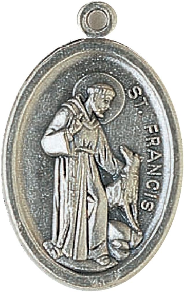 bomap St. Francis Wolf Saint Christopher 100 Medals 100% Made in Italy Religious Gifts