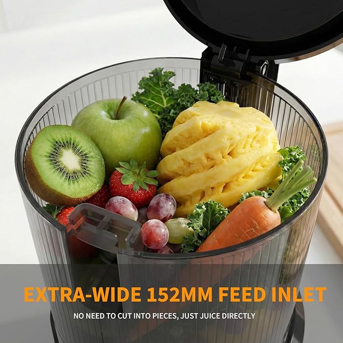 Extractor de Jugos Prensado en Frío Boca Ancha 400W miniatura 2