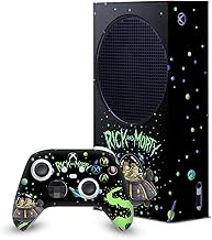 Head Case Designs Officially Licensed Rick And Morty The Space Cruiser Graphics Game Console Wrap and Game Controller Skin Bundle Compatible With Xbox Series S Console & Controller Bundle