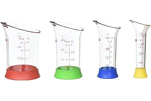 OXO Good Grips 4 Piece Measuring Cup Set with Angled Measurement Markings