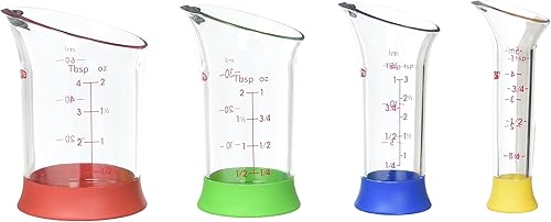 Oxo Juego de 4 vasos medidores mini 1263680