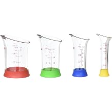 Oxo 1263680 4-Piece Mini Measuring Beaker Set