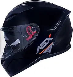 Capacete Masculino Feminino Asx City SV Preto Brilho Oculos
