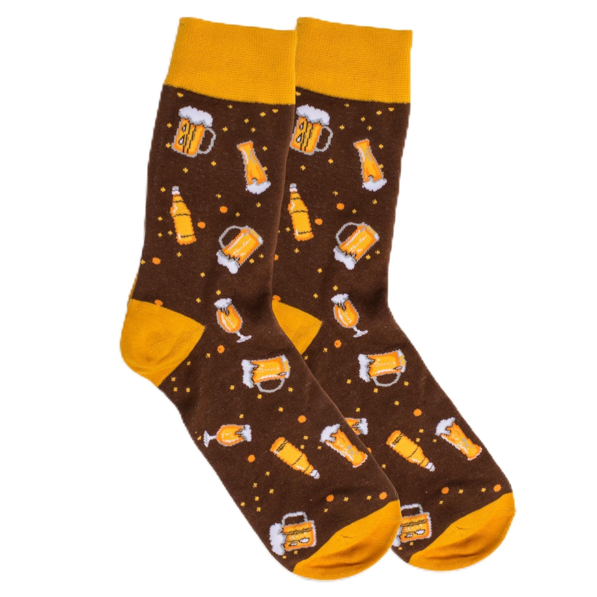 MIJOMA Herren Fun-Socken – Lustige Motivsocken mit ausgefallenen Designs – Bunte Baumwollsocken für Freizeit, Alltag & Büro