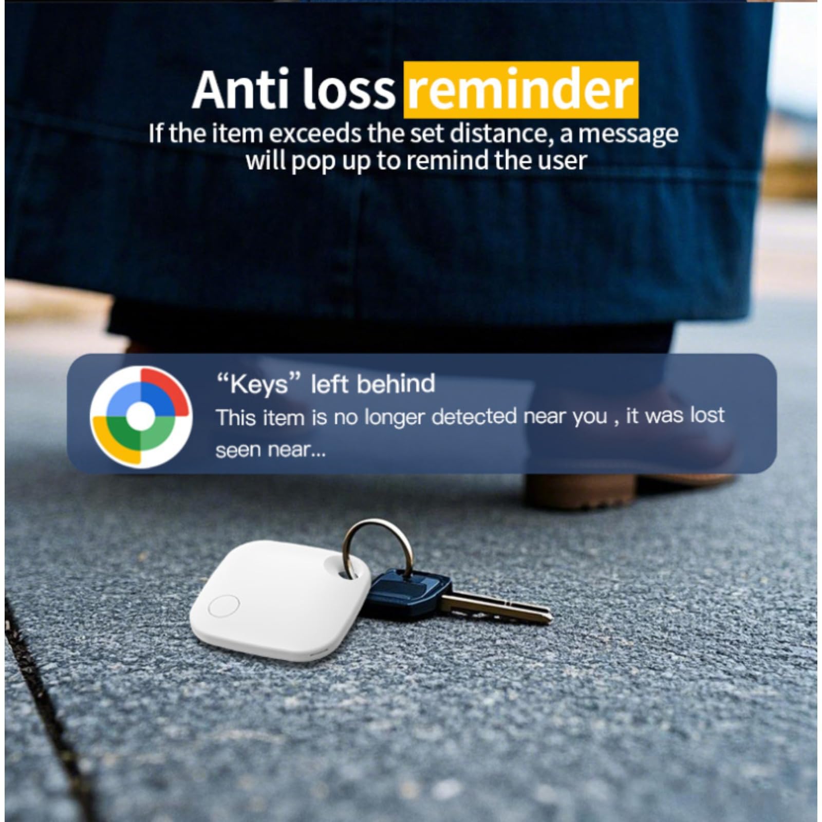 ITagPro GPS Tracker for Keys, Wallet, Pets - Real Time Tracking, Personal GPS Trackers, Waterproof (Black*1,Android System) - 5