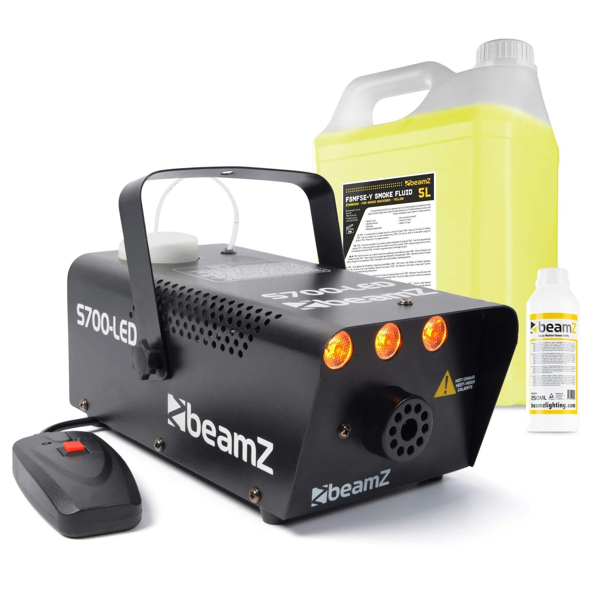 BeamZ S700-LED - Máquina de humo para escenarios y conciertos