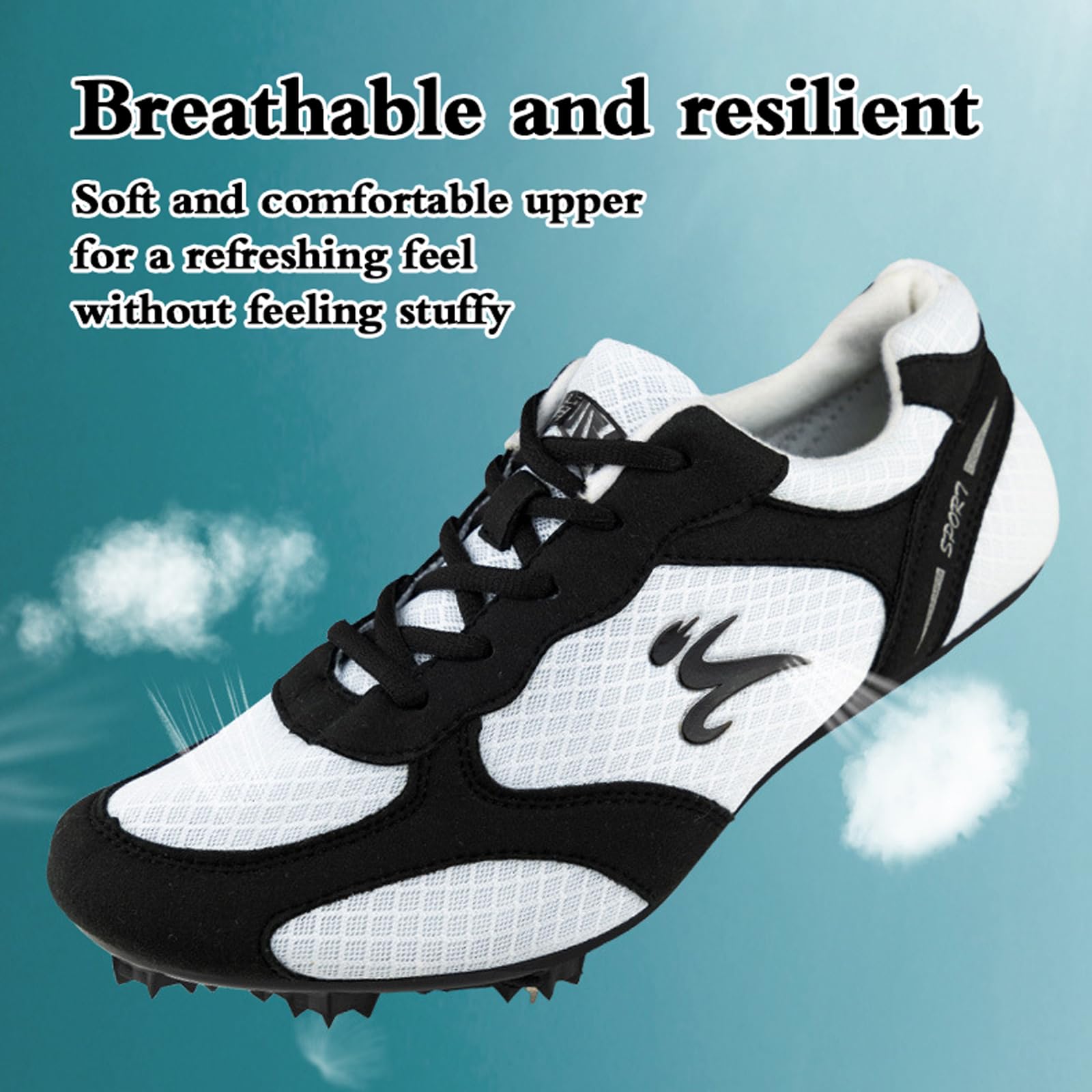 Pointes D'AthléTisme Hommes Femmes,Chaussures De Course à Pointes,Chaussures D'AthléTisme,Soulager La Fatigue,RéSistant à l'usure,for Hommes,Femmes,Enfants,GarçOns