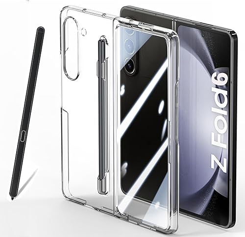 condgood Coque pour Galaxy Z Fold 6 avec porte-stylo, S-Pen est inclus [étui et 