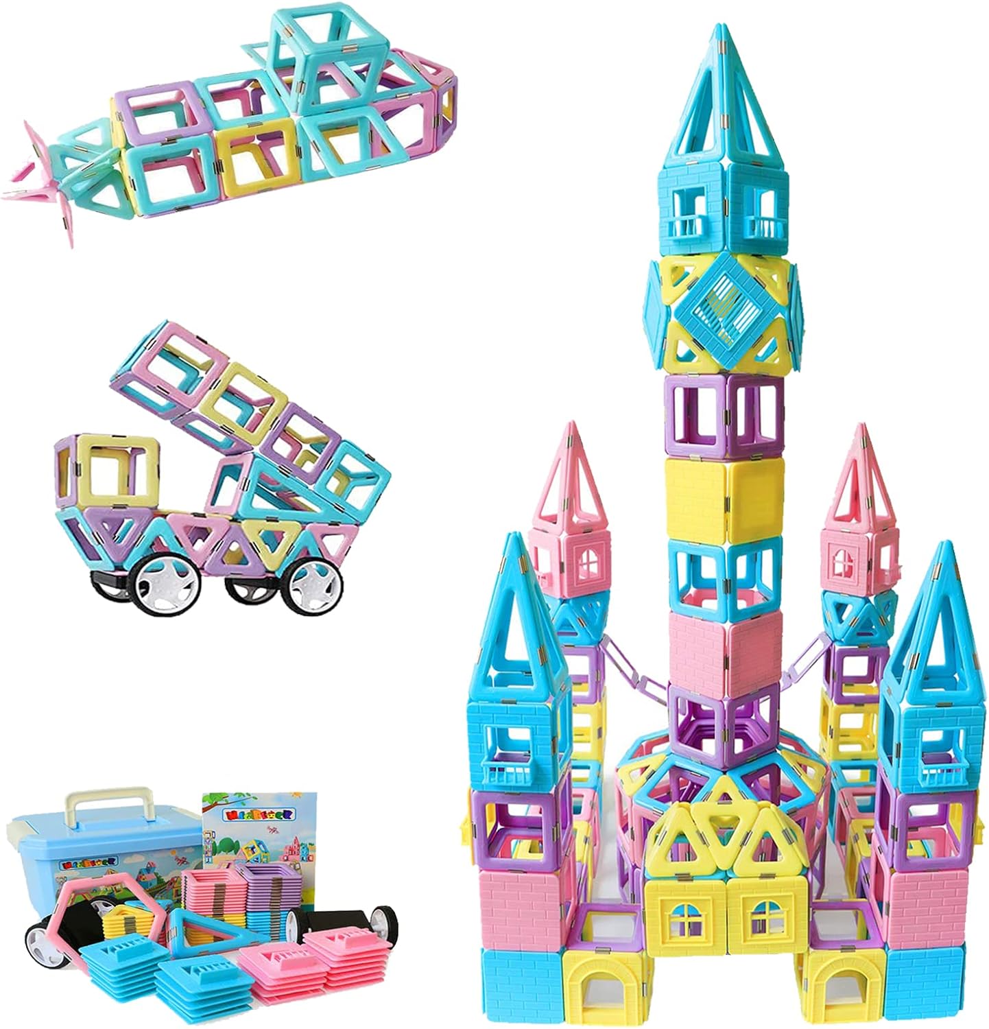 MAGBLOCK Building Blocks STEM Educational Toys Tiles Set for