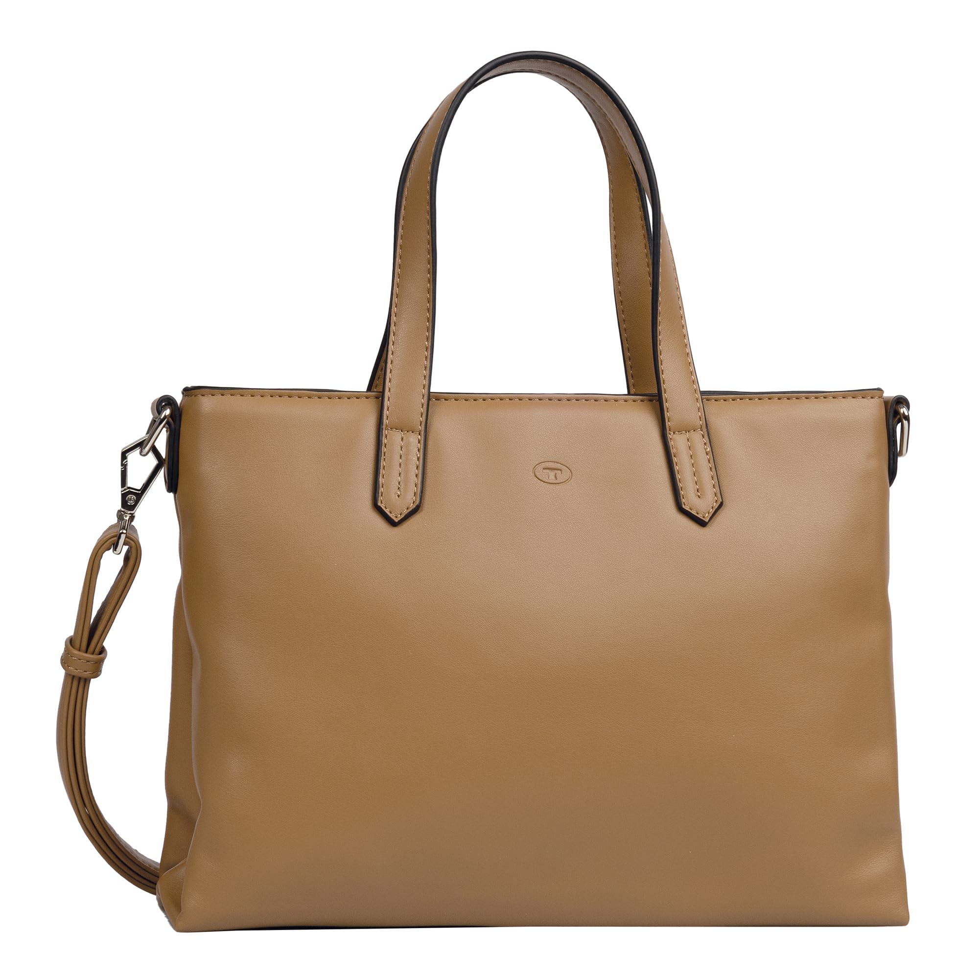 TOM TAILOR Women's Poppy Shopper, camel, M, Fashion