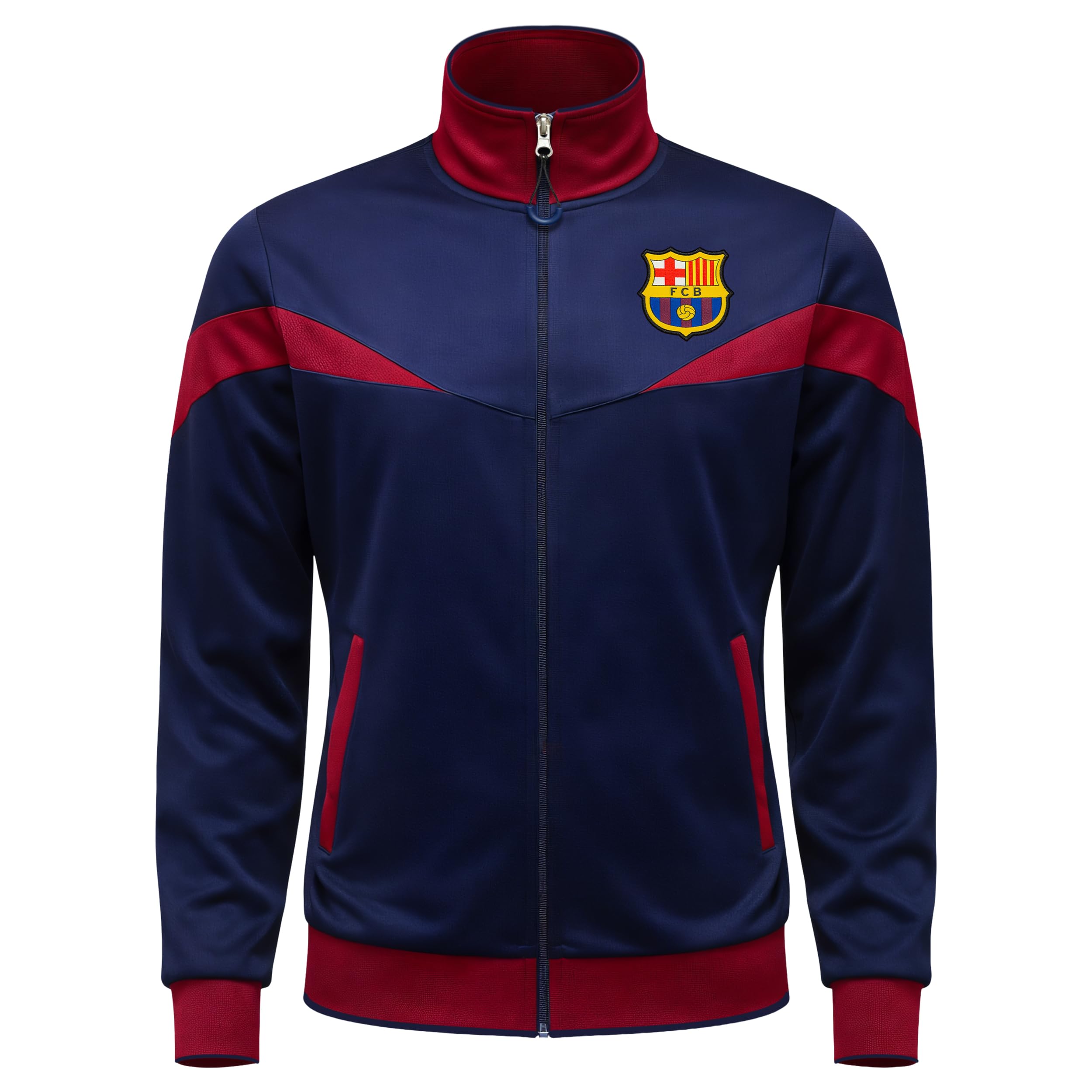 Icon Sports FC Barcelona bluza dresowa z zamkiem błyskawicznym