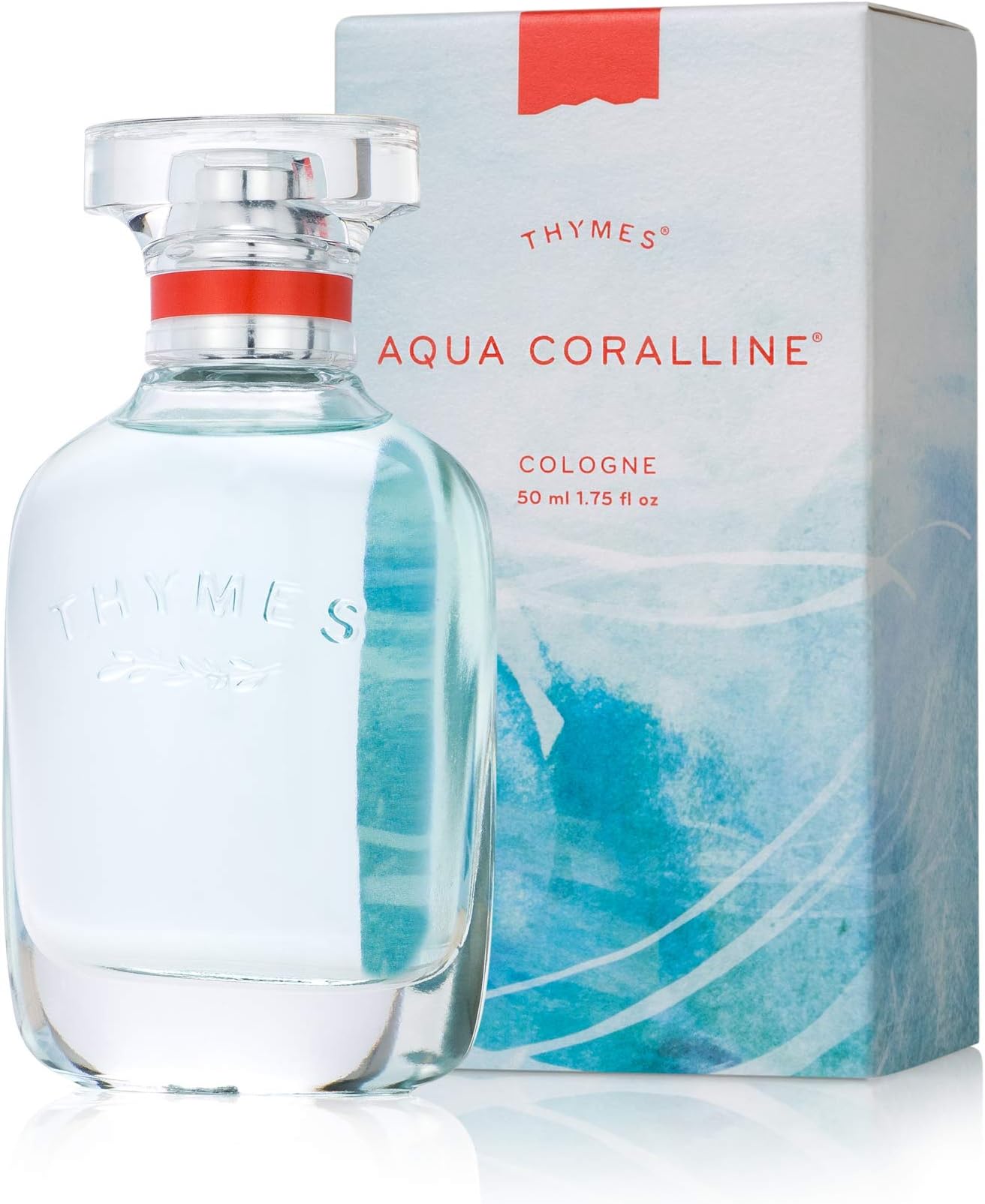 Thymes - Aqua Coralline Cologne - Refreshing Beach Fragrance - 1.75 oz