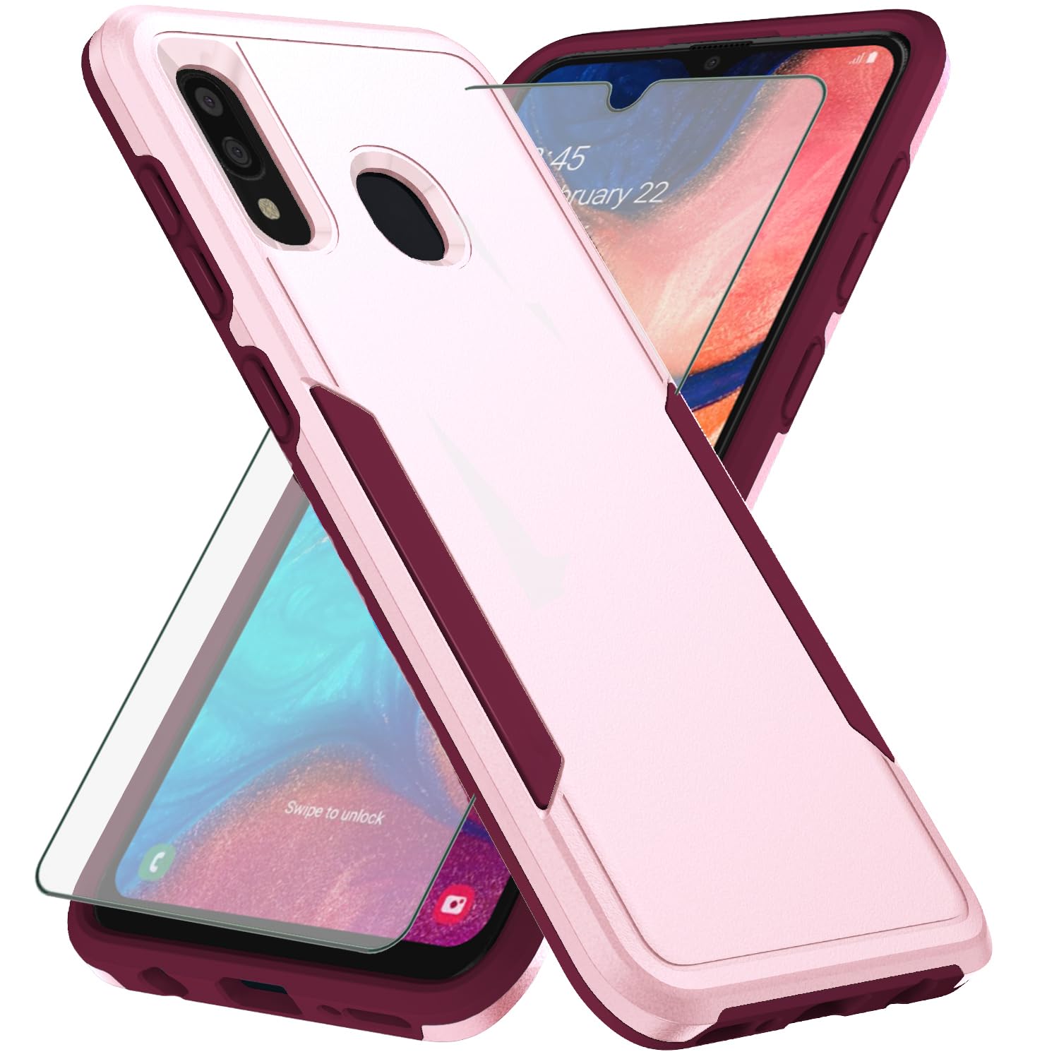 Coque Samsung Galaxy A30 A20 antichoc fine hybride protection écran verre trempé anti-rayures - 8