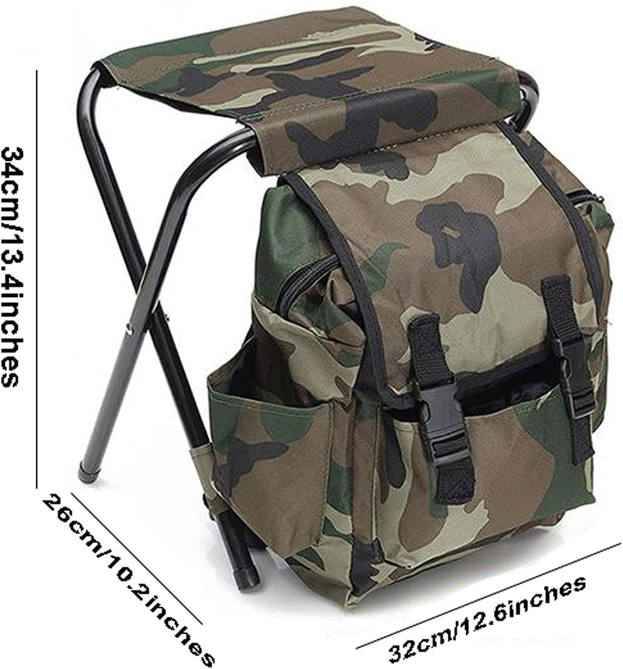 Outdoor Folding Stool Ultra-Light Backpack Folding Stool Portable Outdoor Folding Stool Chair with Bag Lightweight Fishing Stool Hiking Camping