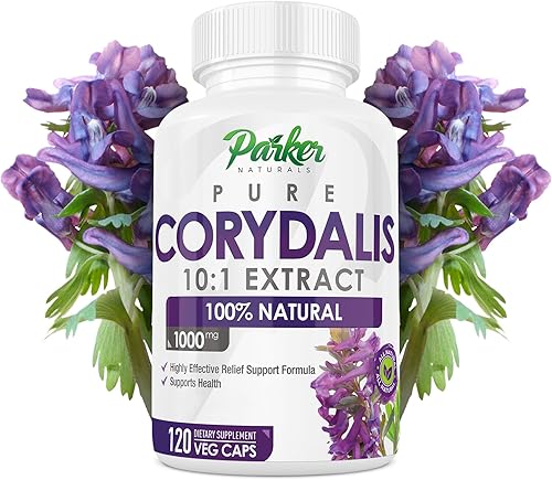 Miniatura 7 de Parker Naturals Pure Corydalis Natural Relief to Alleviate Minor Aches Extract - 1,000 Mg Per Serving - 240 Premium Corydalis Capsules