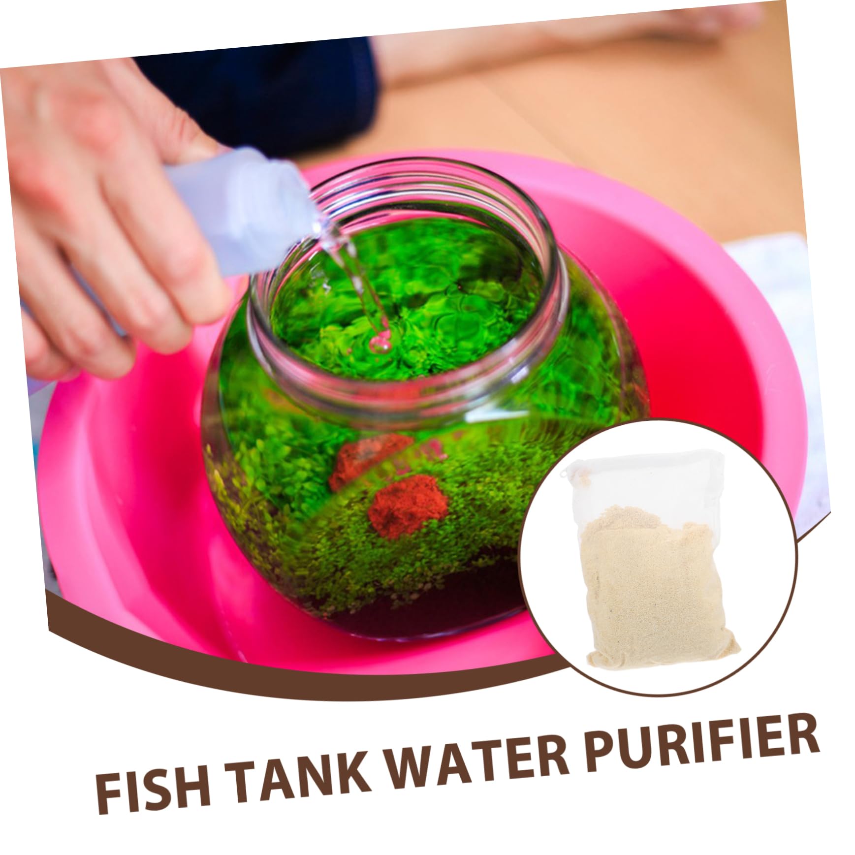 Happyyami Aquarium Supply Kleiner Aquariumreiniger Zur Wasser- Und Geruchsbeseitigung