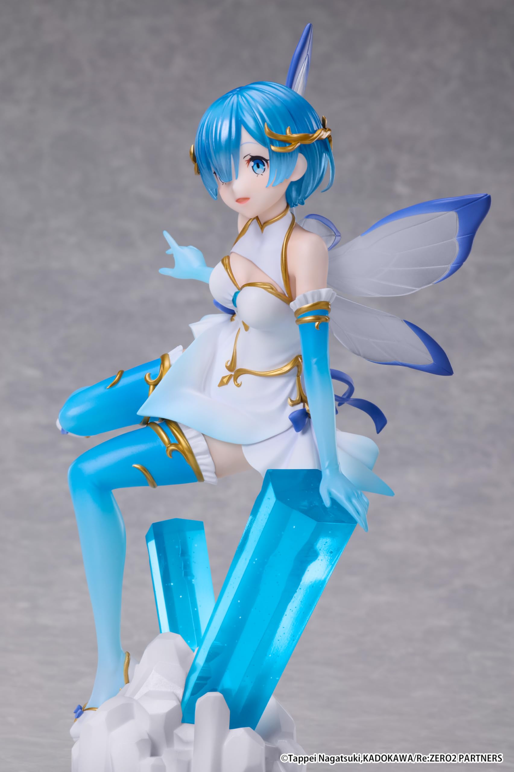 el COCO Rem Jewel Princess Ver. Statue 21cm re:Zero Starting Life in Another World 1/7 Scale, Blue, 21 cm - Image 3
