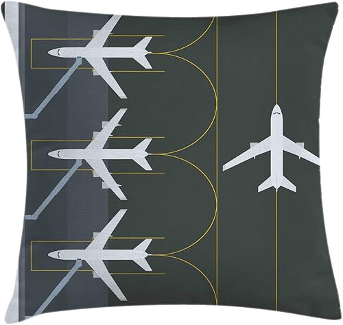 Vista 87 de Ambesonne Orient - Funda de cojín para cojín, diseño floral tradicional de Oriente Medio, clásico, bohemio, antiguo, cultura persa, funda