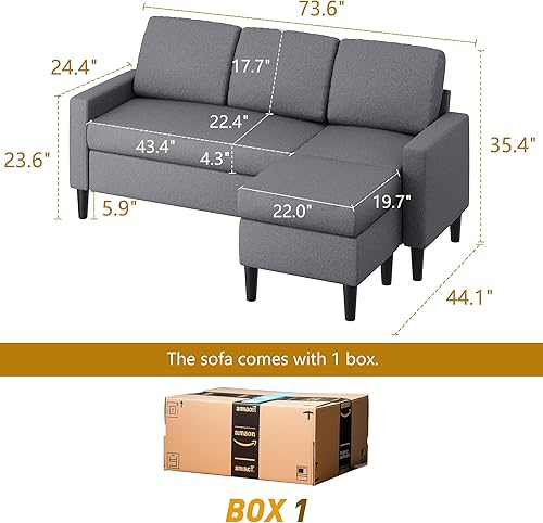 Miniatura 2 de Shintenchi Sofá cama, futón plegable de terciopelo con respaldo reposabrazos ajustable, sofá biplaza para sala de estar, apartamento, oficina,