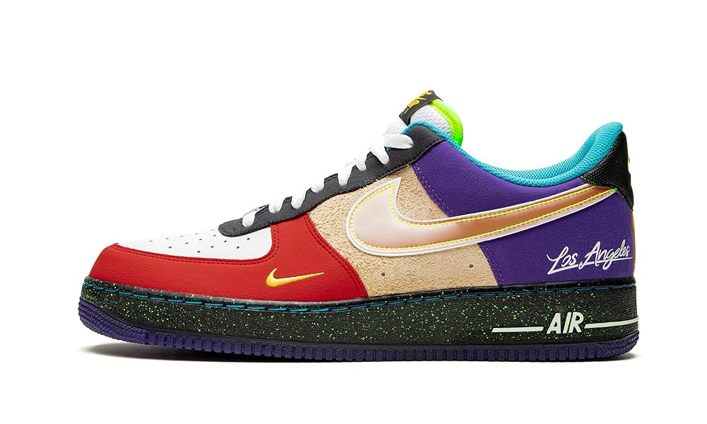 靴 Nike Air Force 1 Low \"What The LA\" Men's) Nike Air Force 1 Low '07 LV8 'What The LA' : Amazon