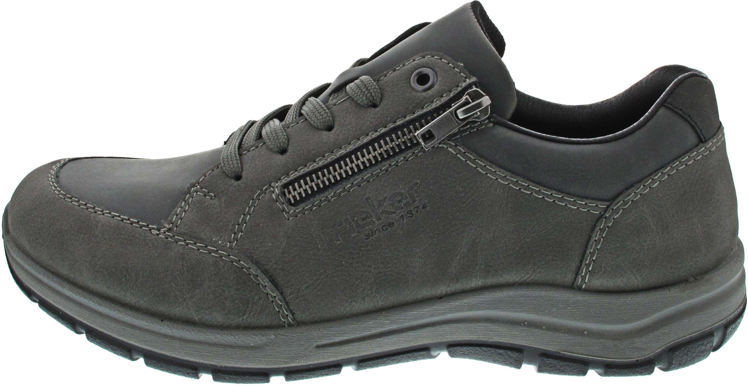 Rieker Men's 03600 Lace-up, Gray, 9 UK