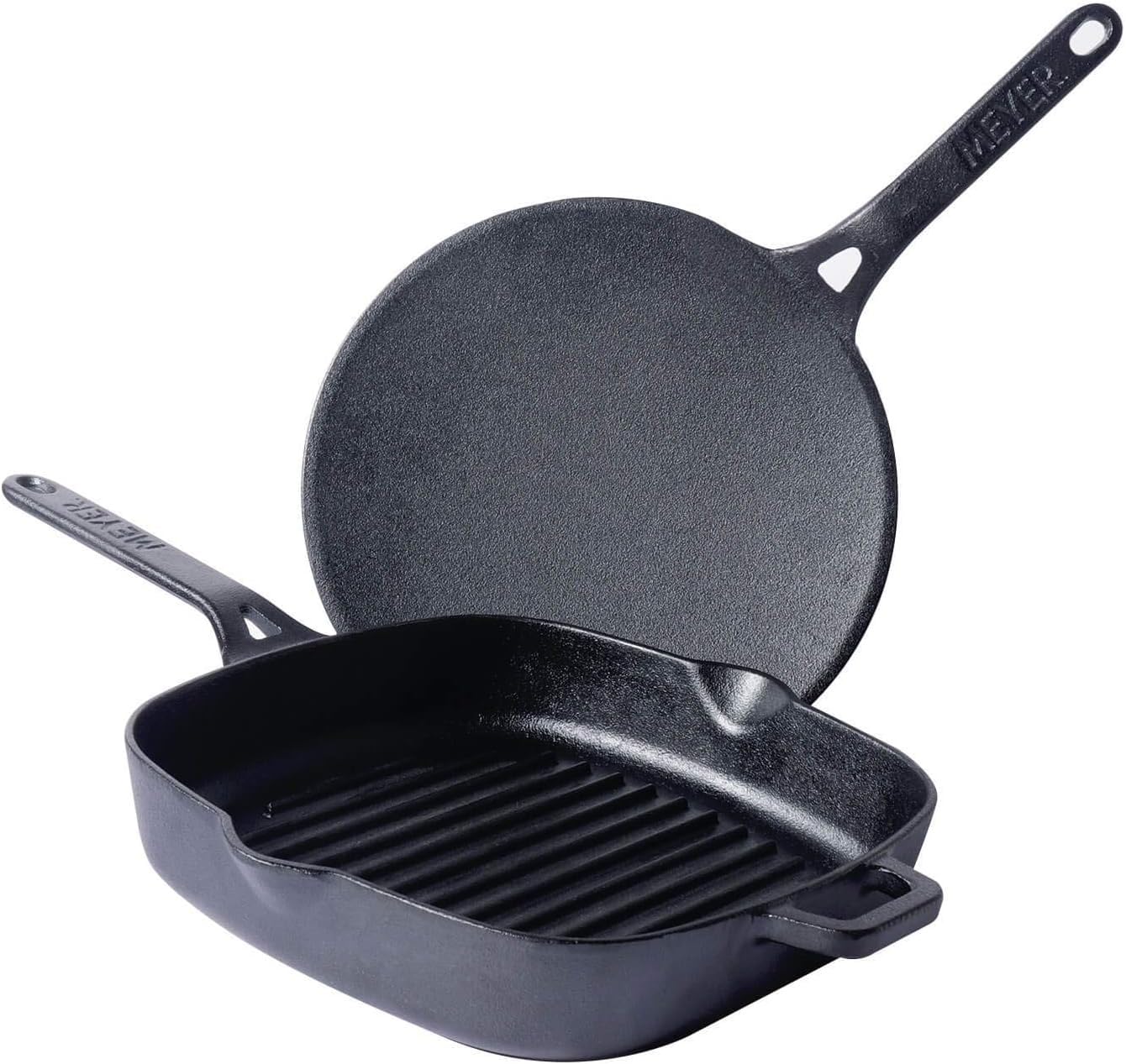Buy Meyer PreSeasoned Cast Iron 2 Piece Cookware Set 26cm Cast Iron