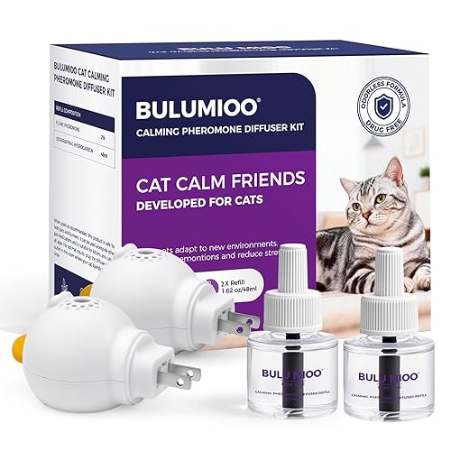 Cat Calming Pheromone Diffuser Set (Dual Zone Coverage) – 2
