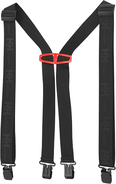 Helly Hansen Mens Logo Graphic Workwear Suspenders Trouser Bib Braces
