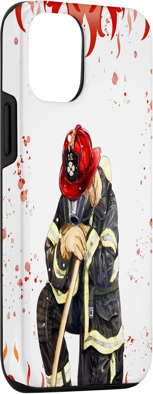 Funda de bomberos cristianos para iPhone 14 Pro Fireman Firefighting ...