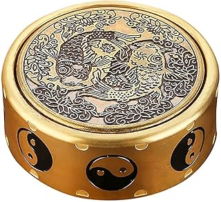 Lucky Brass Coins Gossip Design Fidgets Spinners, Copper Metal Spinner Fidget Toy Prime for Adults, Premium Bearing for 4~6 Mins, Autism Sensory ADHD Anxiety Stress Reduce Figet Spiner