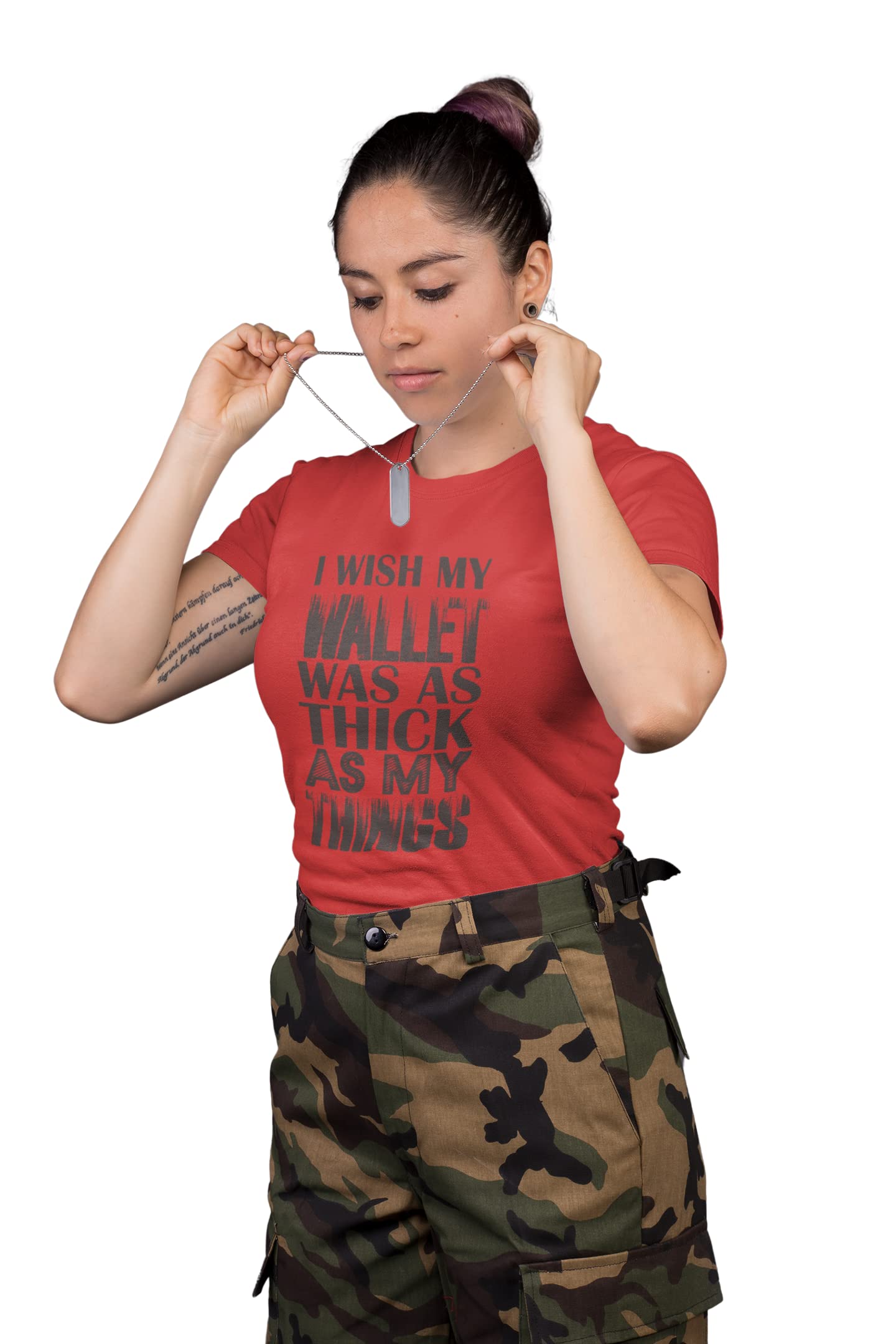 Agnish CreationsI Wish -Red-Clothes for Yoga Lovers- Red - Suitable for Regular Yoga Going People - Foremost Gifting Material for Your Friends