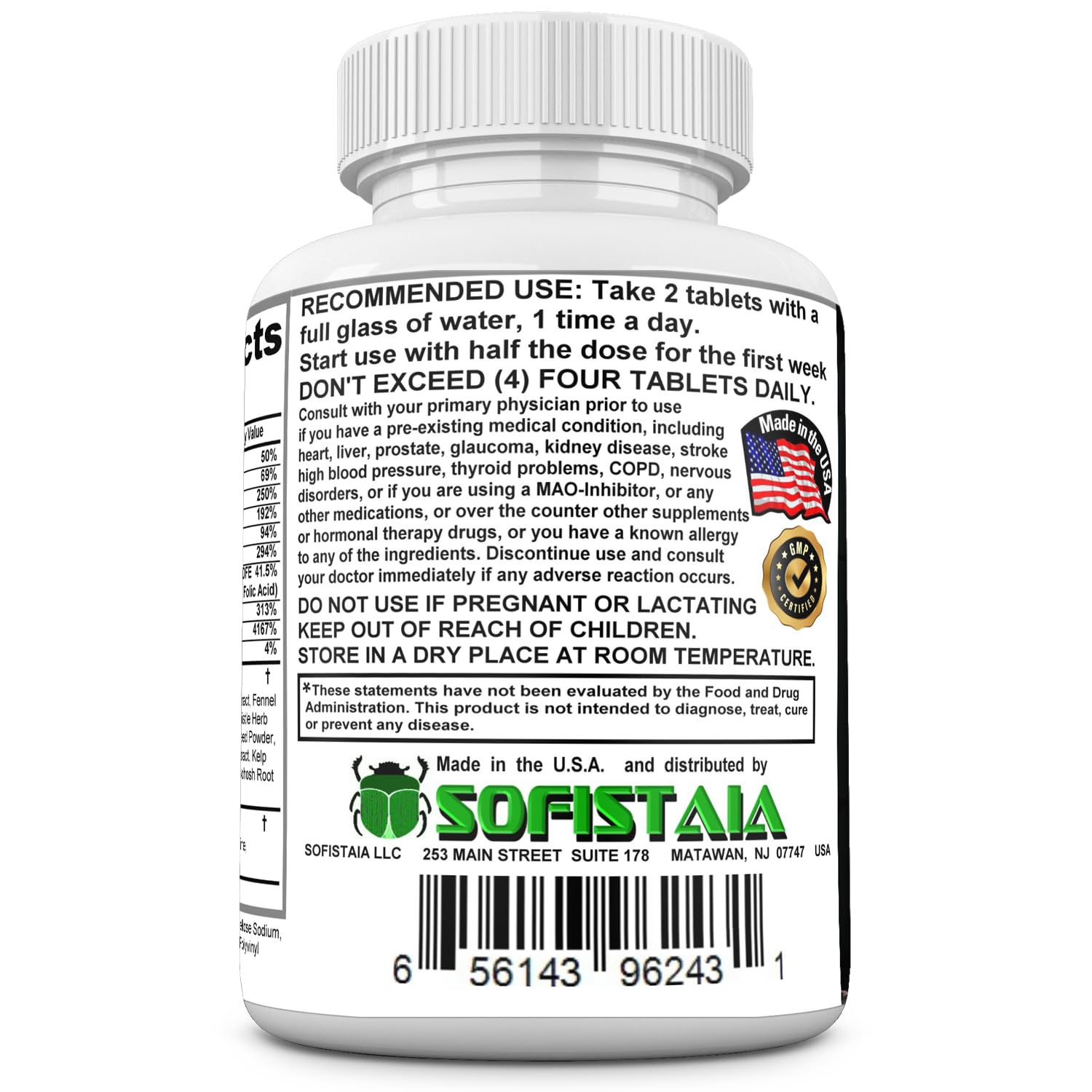 VAGITIGHTENER Natural Vaginal Tightening Pills - Rejuvenation, Lubrication, Tight - 60 Tablets