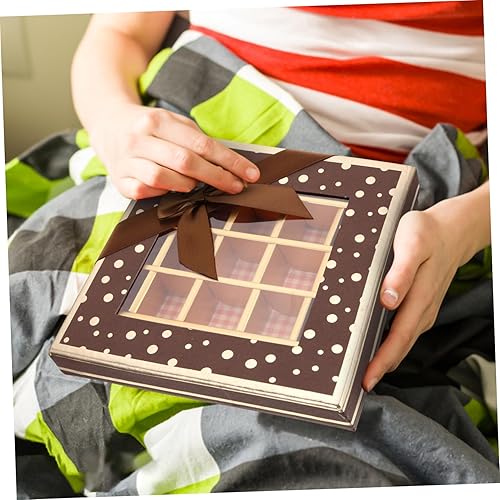 Miniatura 4 de RORPOIR Caja de chocolate romántica de lujo caramelo de chocolate recuerdos de boda chocolates para regalo de trufa de chocolate, trufa de