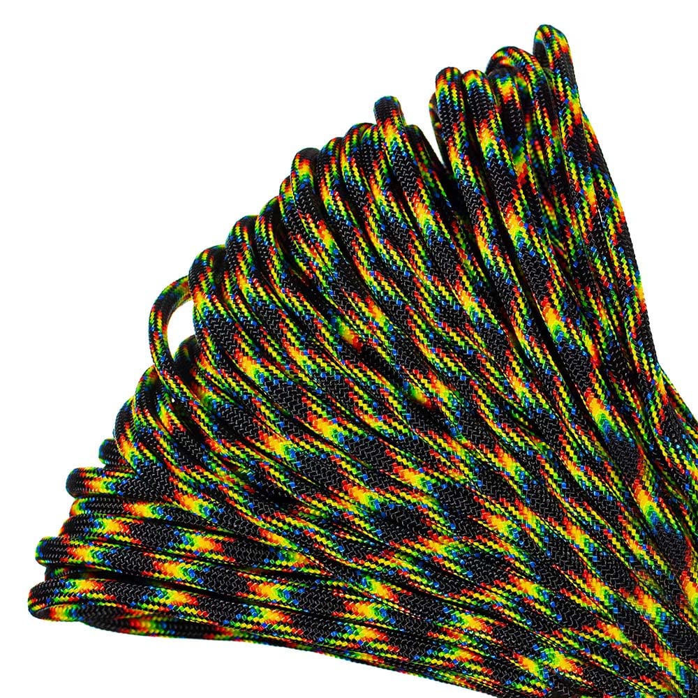 PARACORD PLANET 100 ft Mil-Spec Commercial Grade 550Lb Type Iii Nylon Paracord Galaxy โ image 1