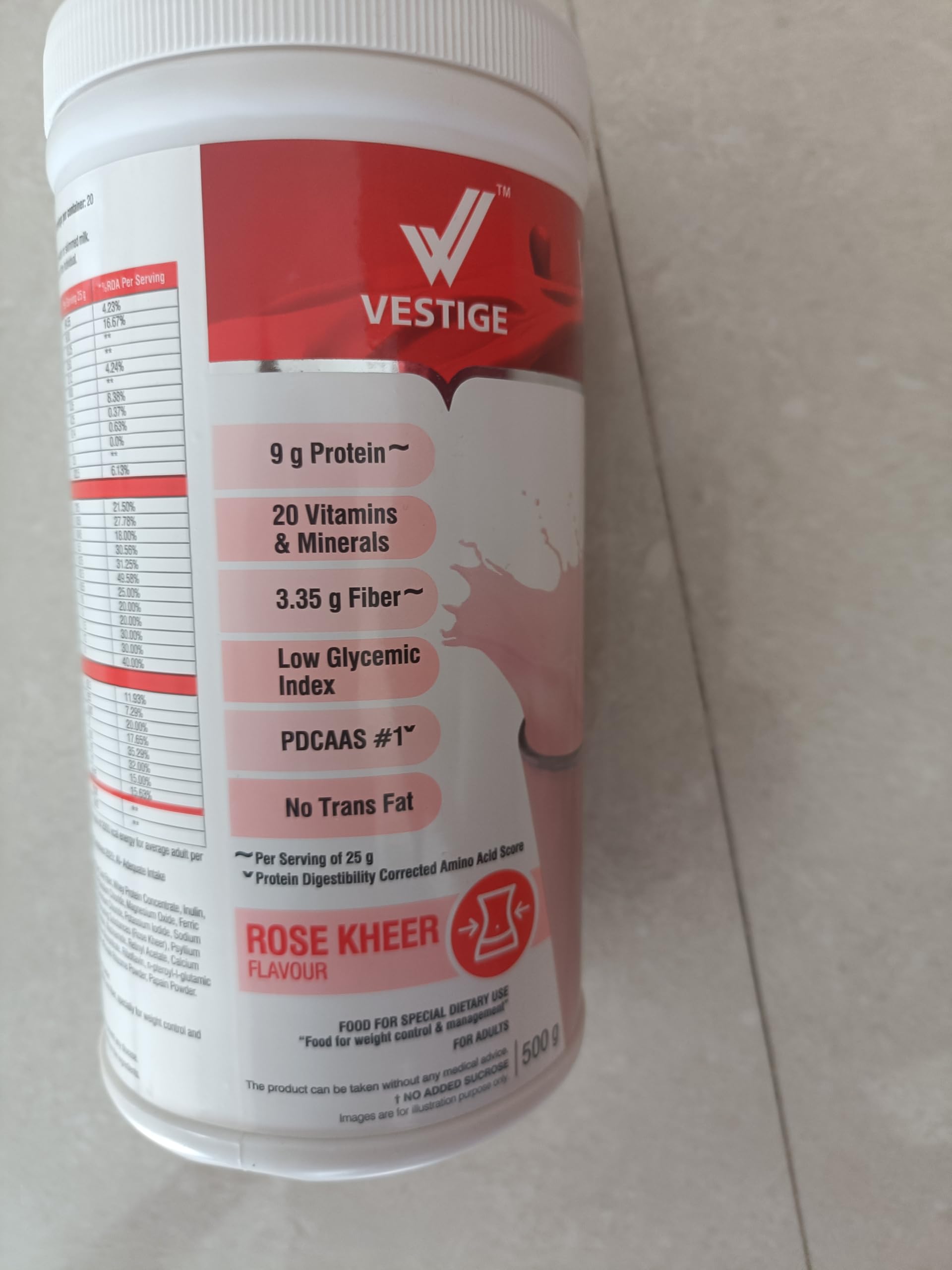 VESLIM SHAKE ROSE KHEER FLAVOUR 500 G FOR WEIGHT LOSS (B0D8XWQ6ZJ) Amazon Price History, Amazon Price Tracker