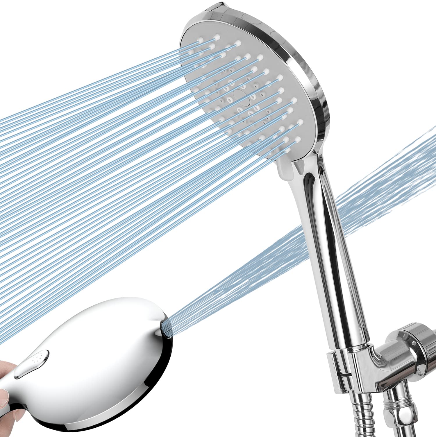 Buy Detachable Shower Head with Hose, TEYOON Hand Held Shower Head High