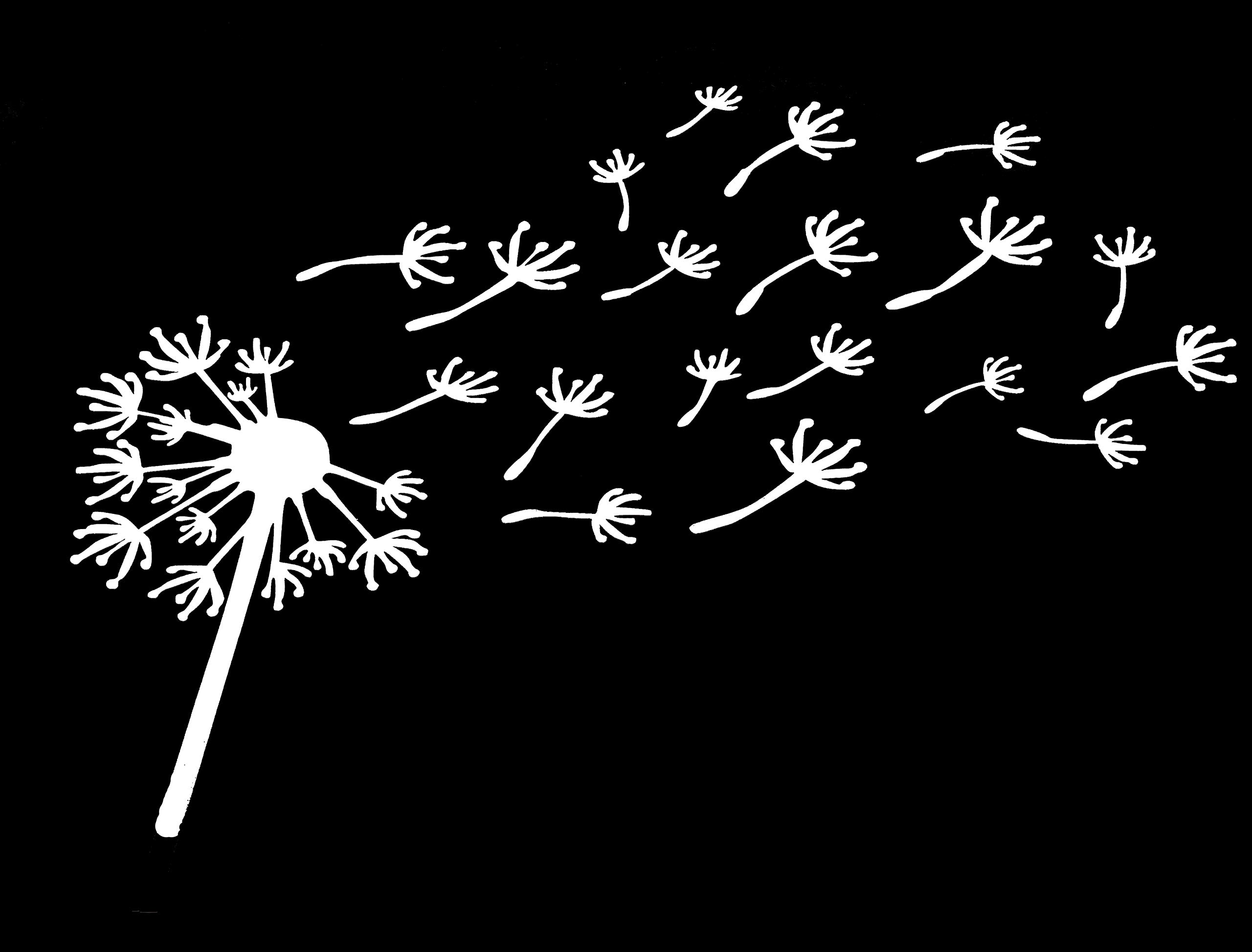 Dandelion Flying Sticker Decal Notebook Car Window Laptop 8