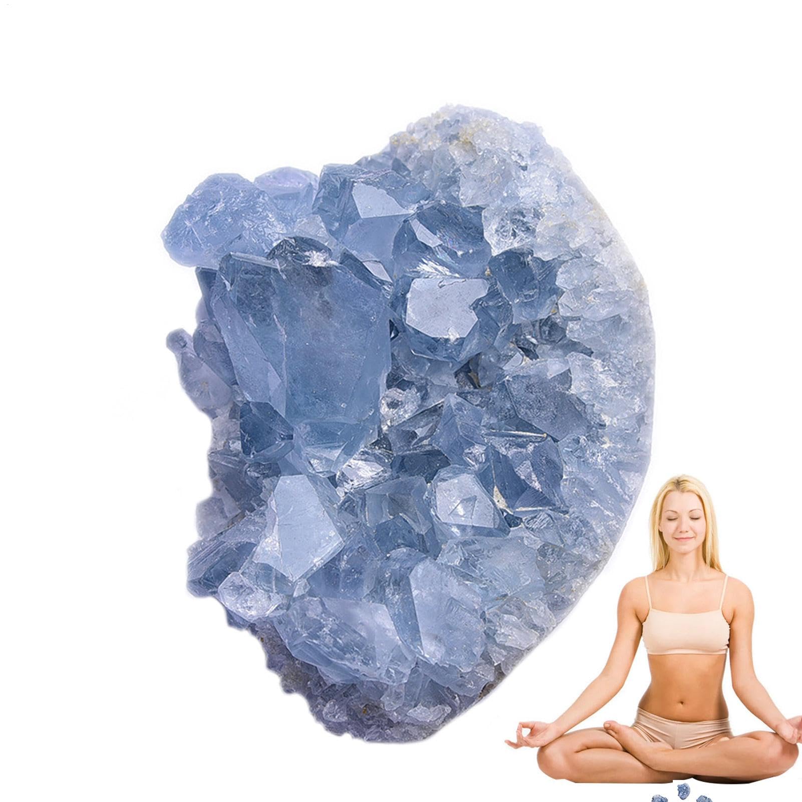 Amazon.co.jp: Mdikawe セレスタイト原石結晶、天然セレスタイト, 不