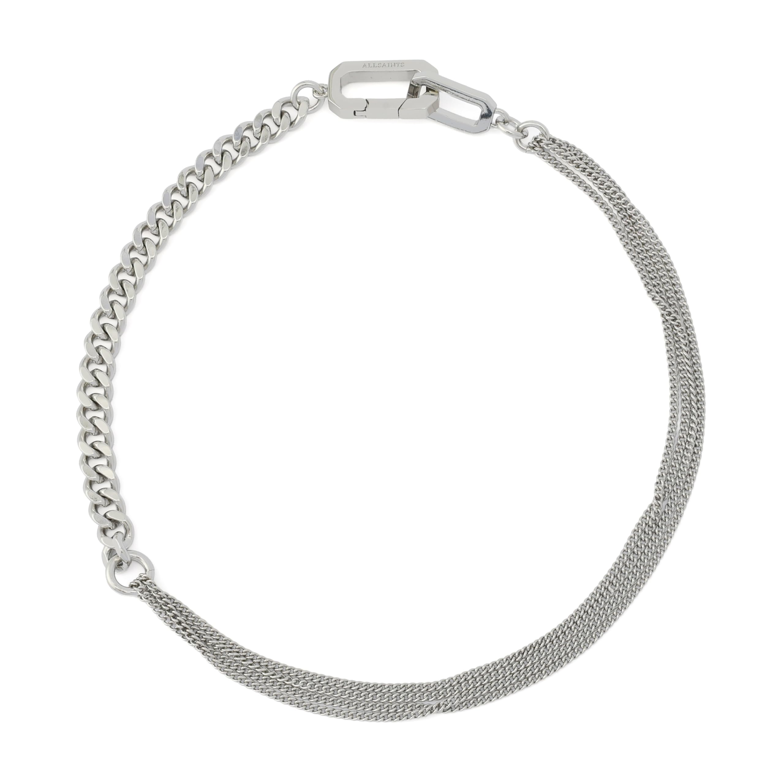 AllSaints Jewelry Women's Curb Chain Collar Necklace