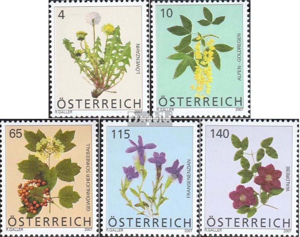 Prophila Collection Briefmarken Frankreich – 1983 Blumen, Komplettausgabe 2392-2395, Postfrisch MNH ** (Sammlerqualität)